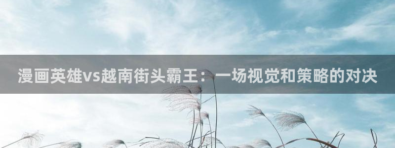 bl腐漫画网站：漫画英雄vs越南街头霸王：一场视觉和策略的对决